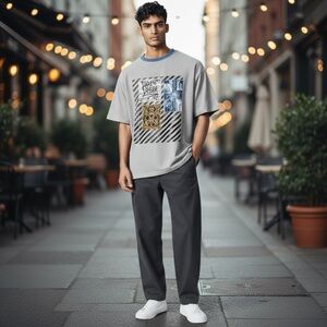 Sean John Dream Collage-Print T-shirt Size XL